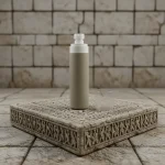 بطری لوسیون به همراه غلیظ پاش با درب شفاف